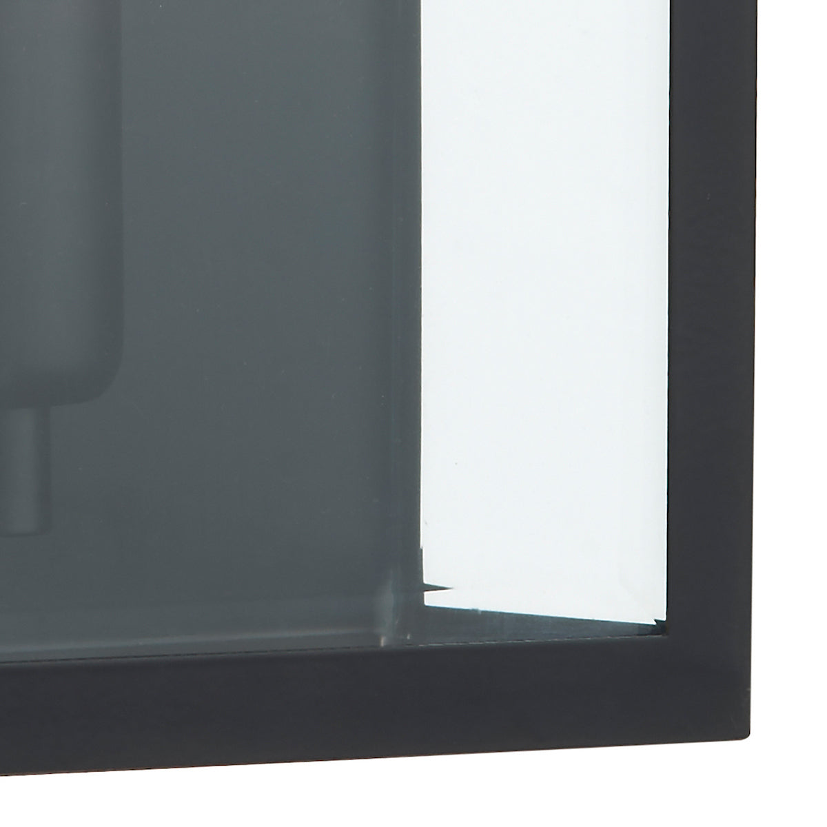 NOTARY RECTANGLE WB BLACK IP44