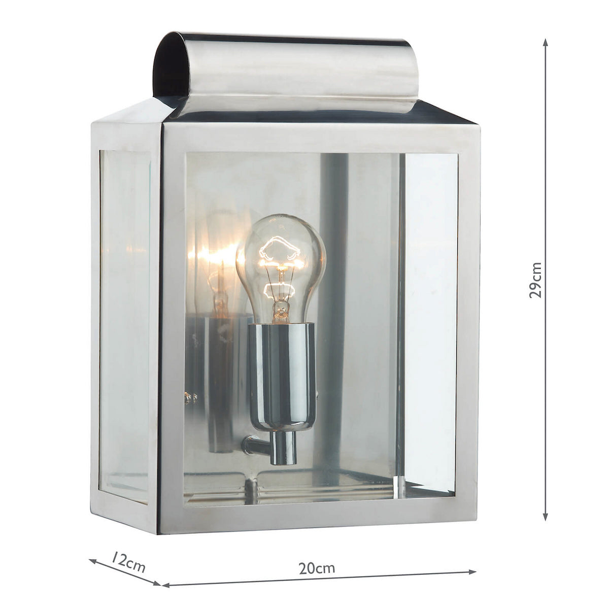 NOTARY RECTANGLE WB STAINLESS STEEL IP44