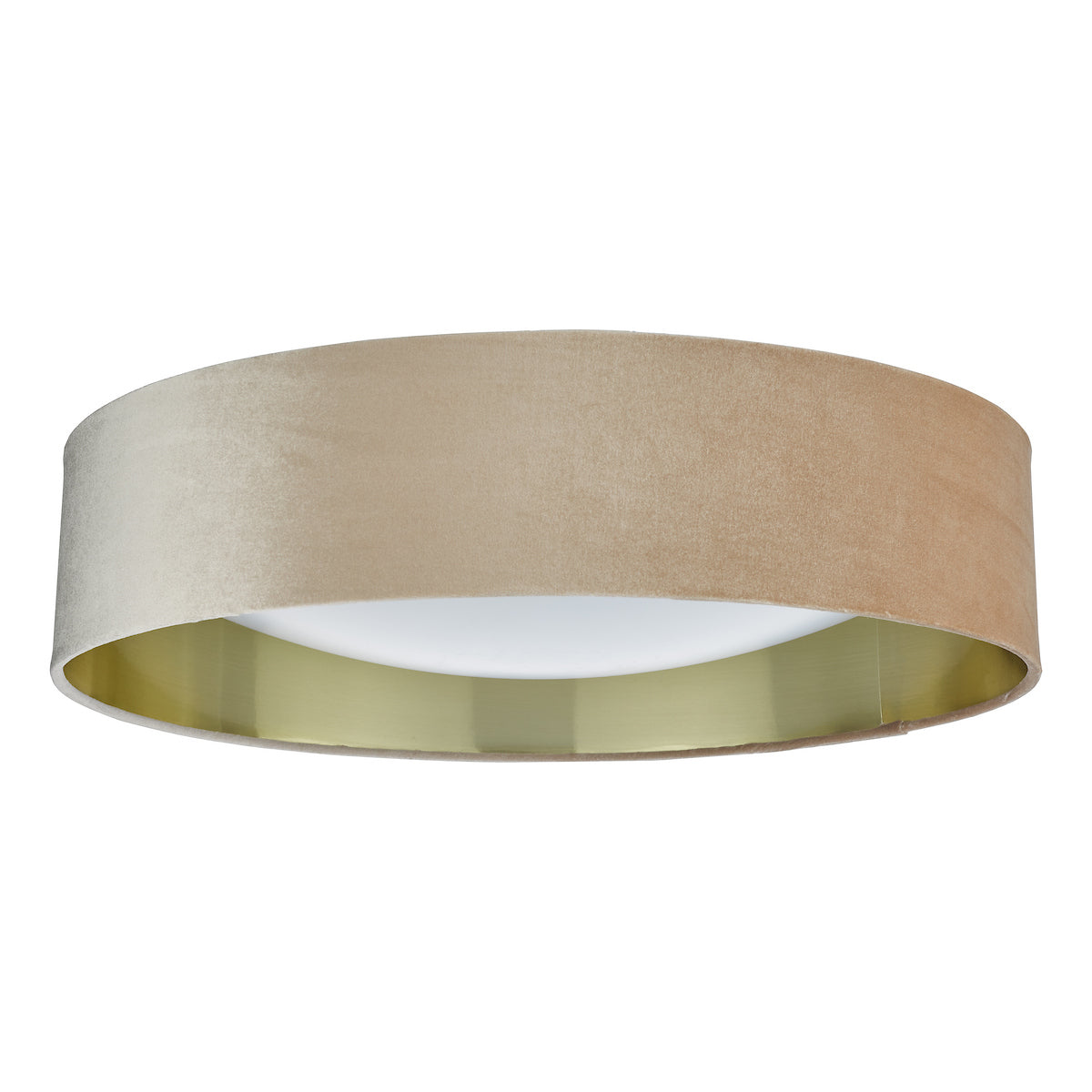 NYSA 3LT FLUSH TAUPE VELVET GOLD LINING & FROSTED
