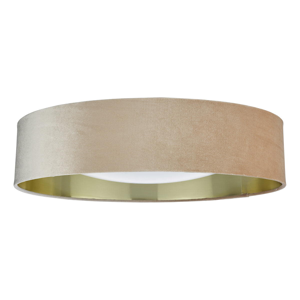 NYSA 3LT FLUSH TAUPE VELVET GOLD LINING & FROSTED