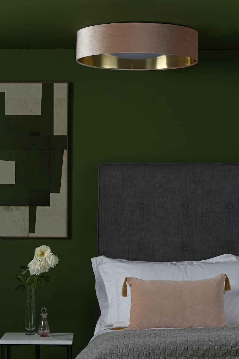 NYSA 3LT FLUSH TAUPE VELVET GOLD LINING & FROSTED