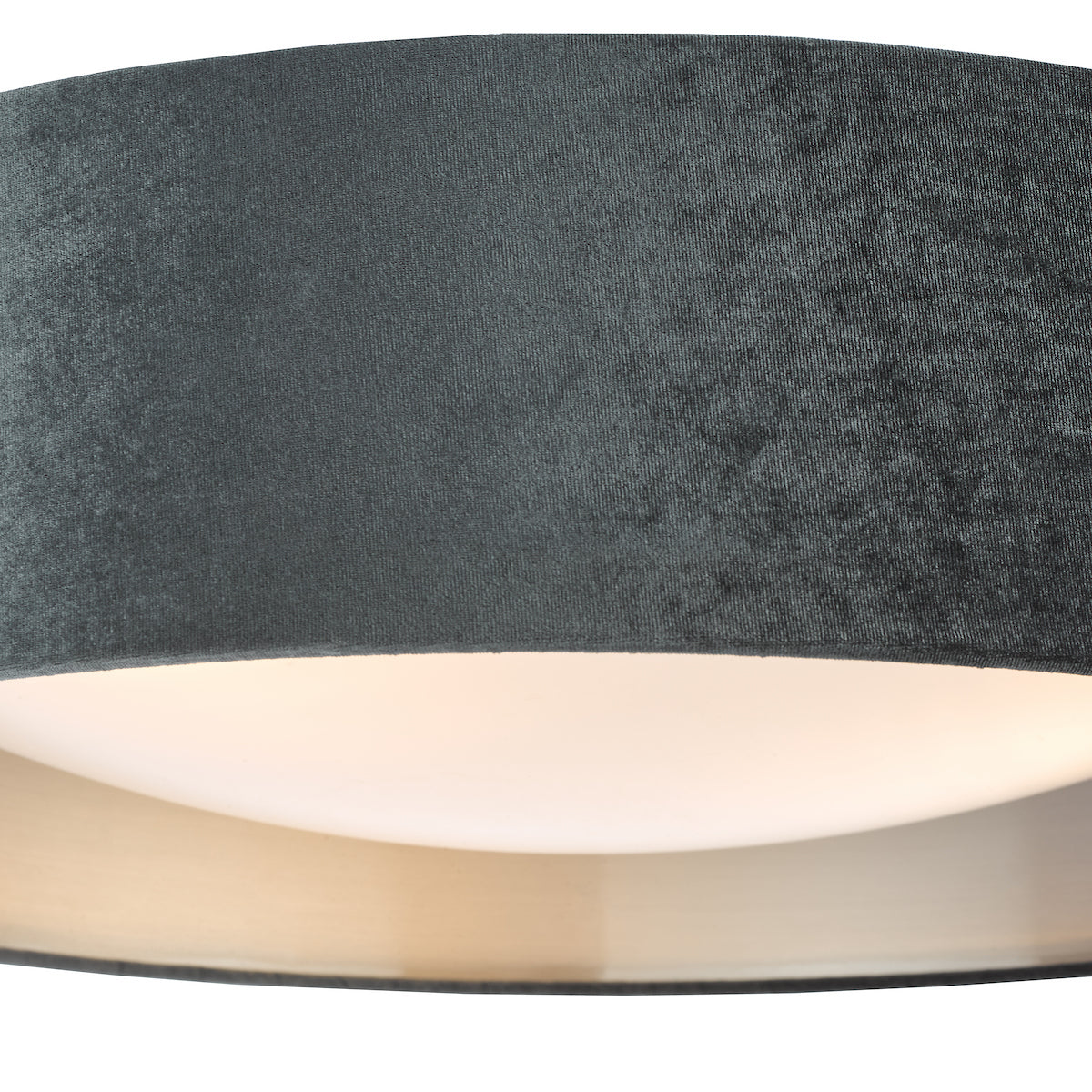 NYSA 3LT FLUSH DARK GREY SILVER LINING & FROSTED D