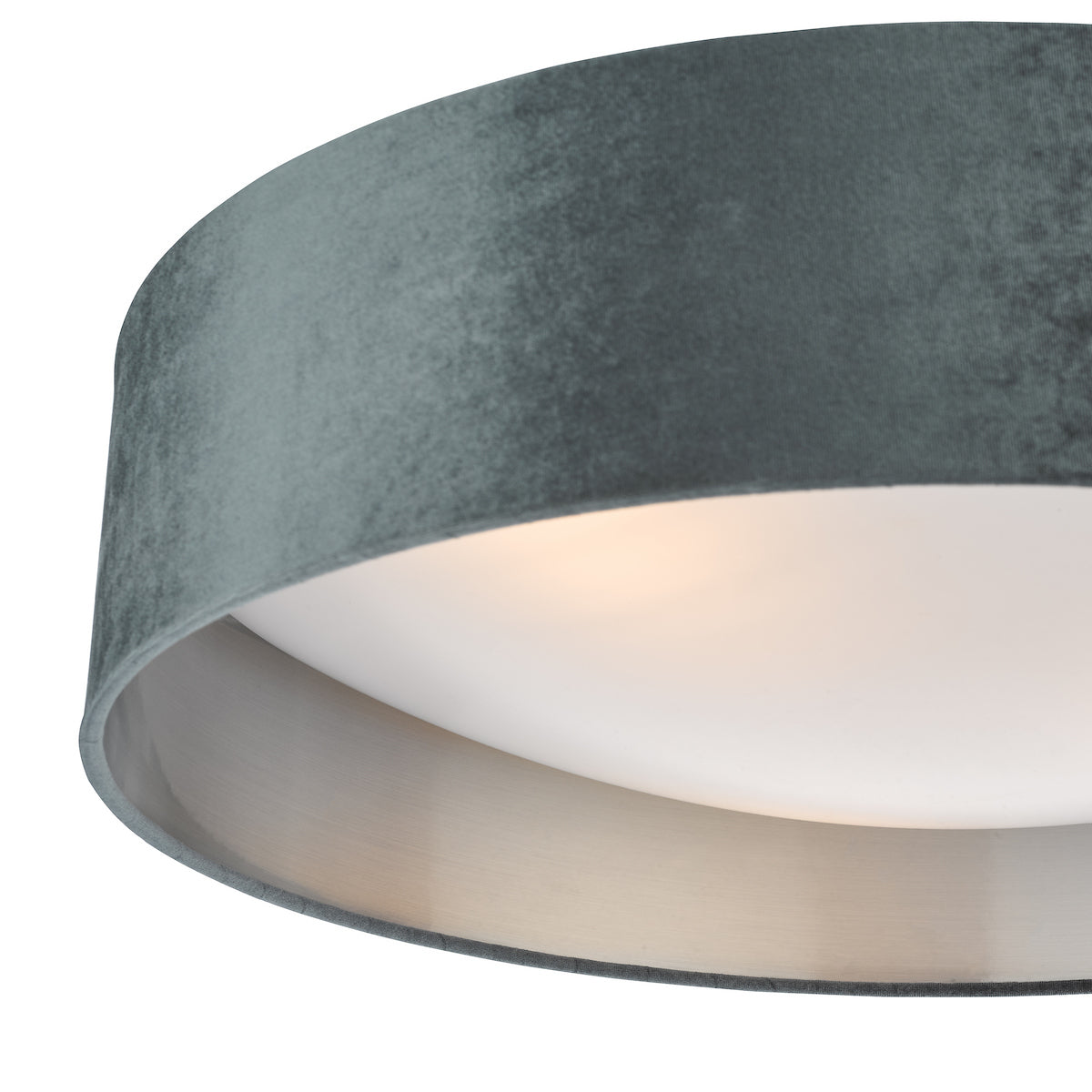 NYSA 3LT FLUSH DARK GREY SILVER LINING & FROSTED D