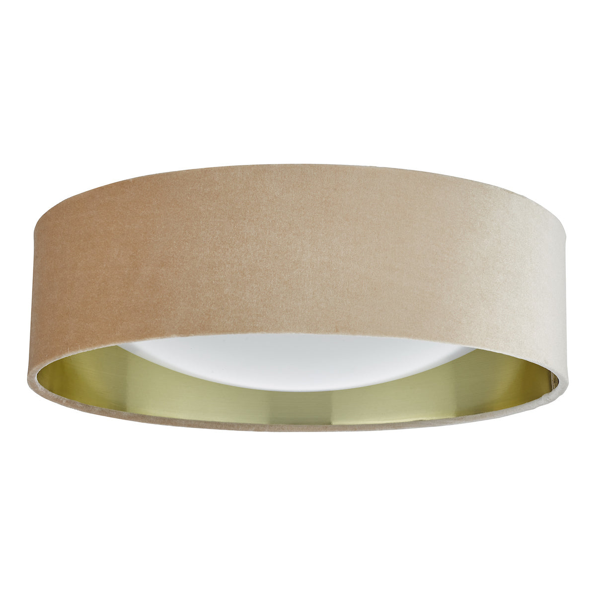 NYSA 2LT FLUSH TAUPE VELVET GOLD LINING & FROSTED