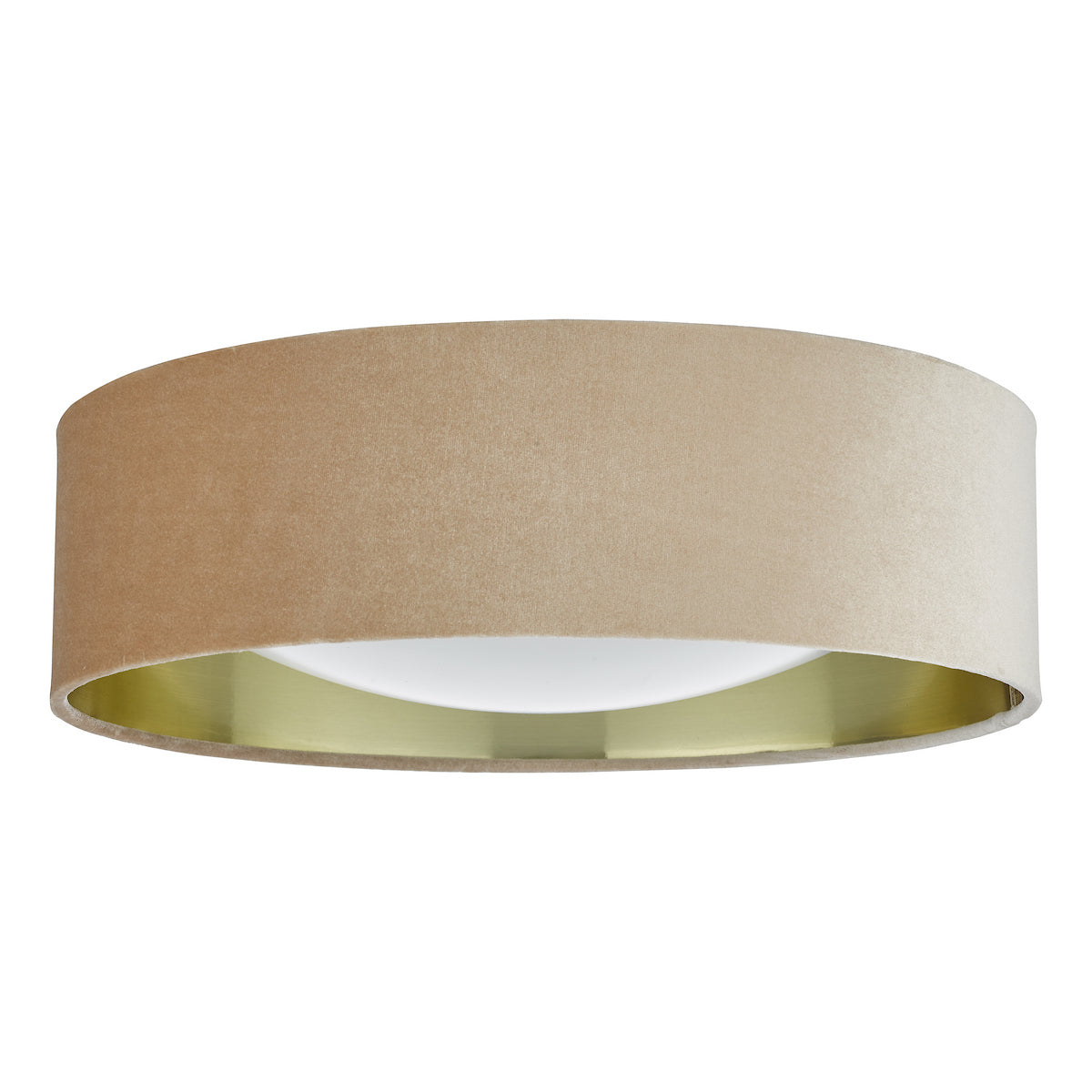 NYSA 2LT FLUSH TAUPE VELVET GOLD LINING & FROSTED