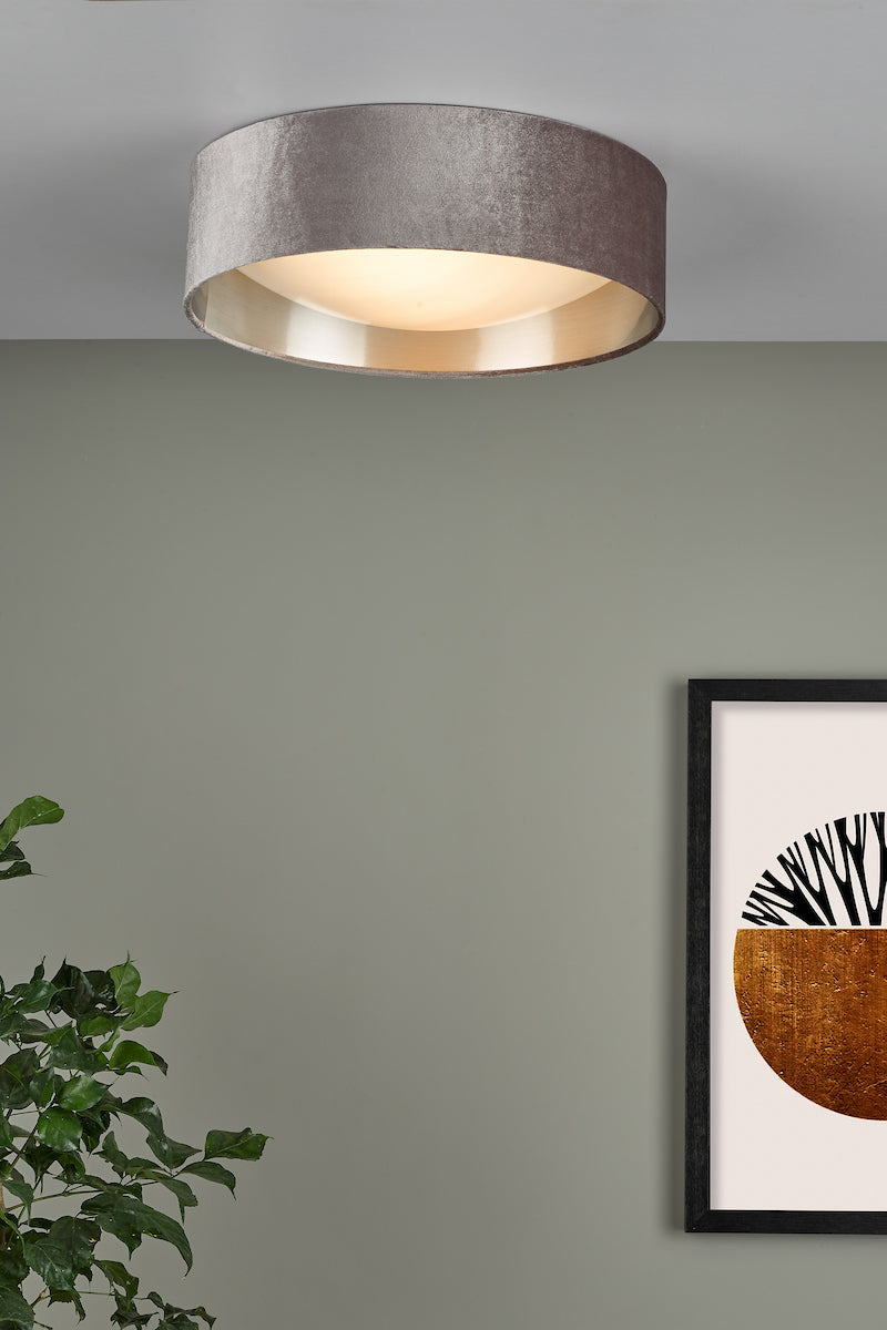 NYSA 2LT FLUSH MINK VELVET SILVER LINING & FROSTED