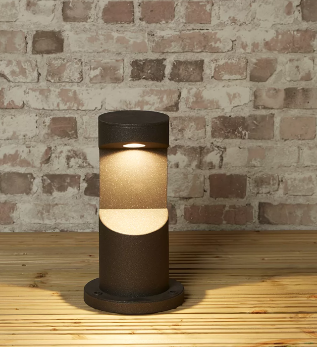 Grosvenor I 30cm Bollard, 8w LED, 3000k, IP65, Graphite