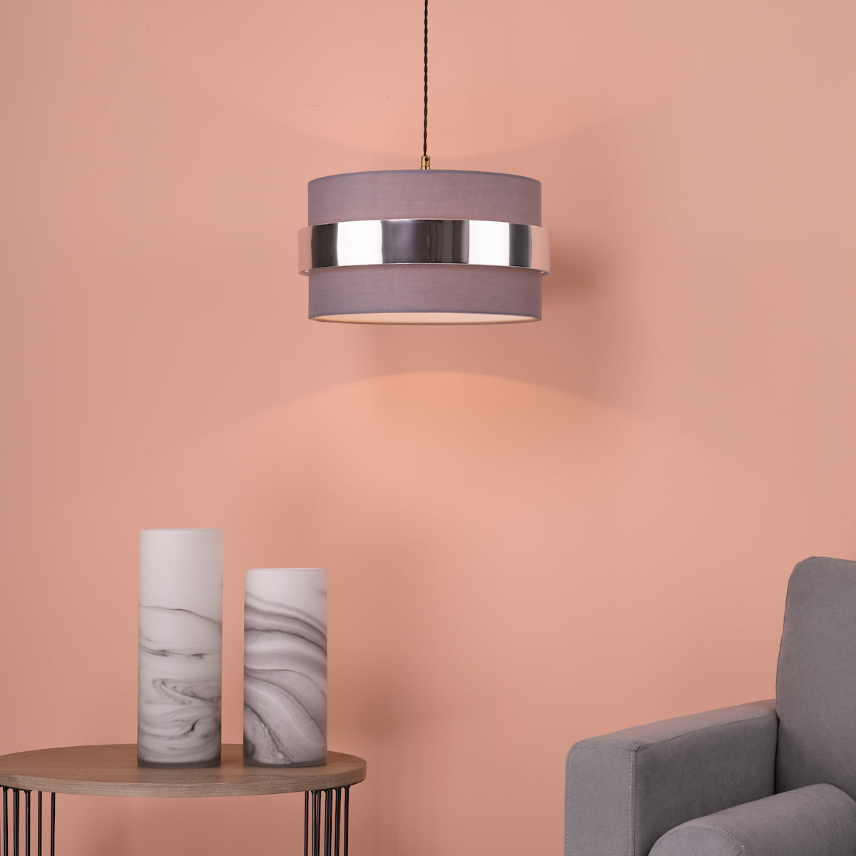 OKI EASY FIT GREY SHADE WITH CHROME BAND