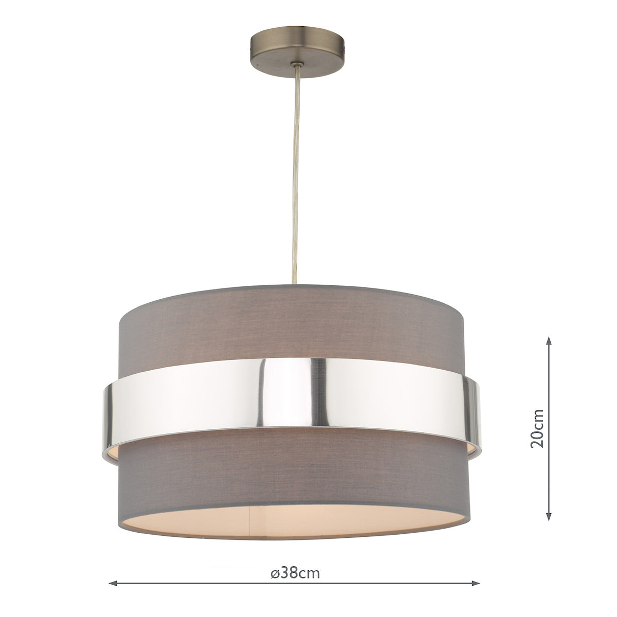 OKI EASY FIT GREY SHADE WITH CHROME BAND