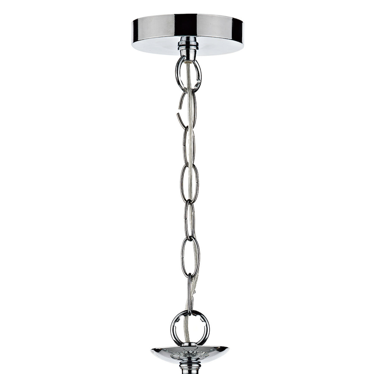 OLEANA 5LT PENDANT POL CHR CRYSTAL