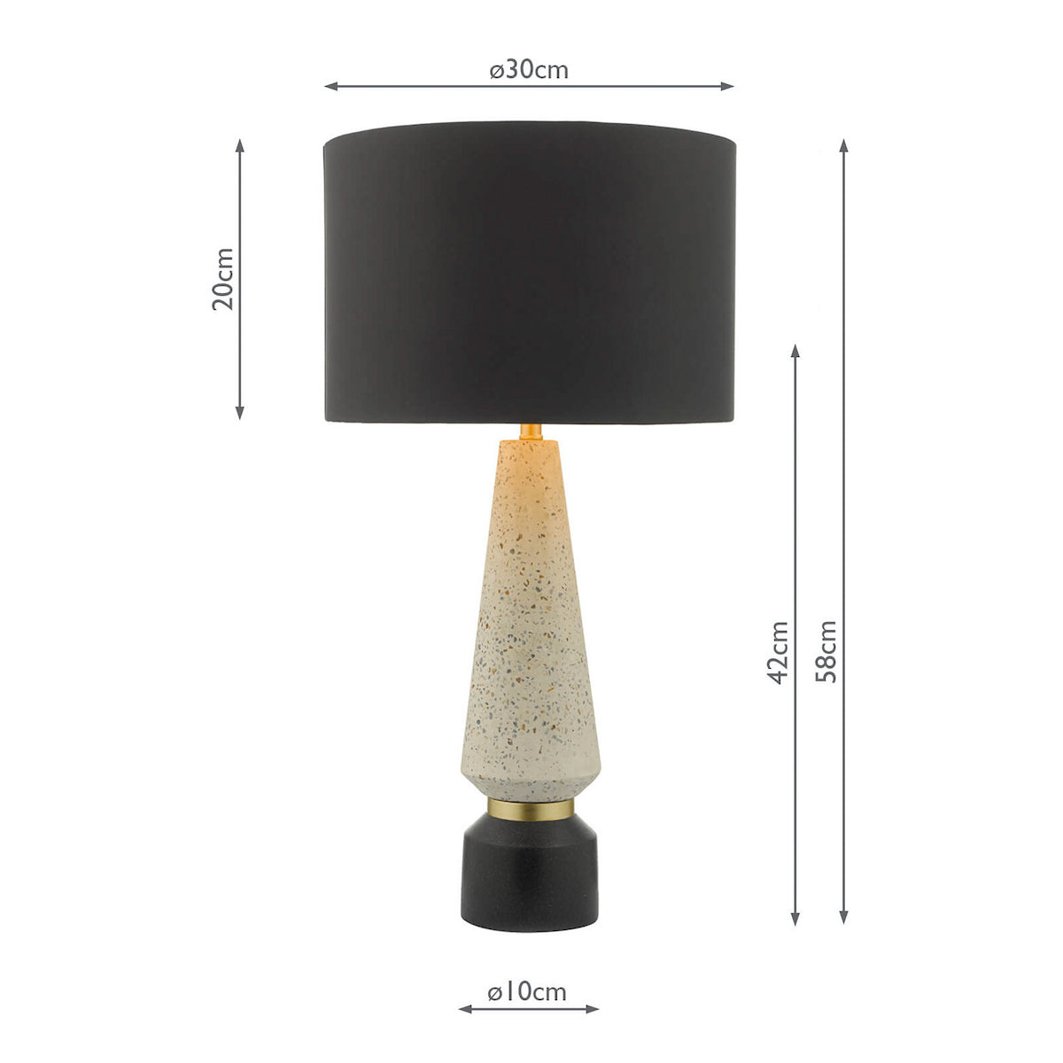 ONORA TL TERRAZZO & BLACK CW SHD