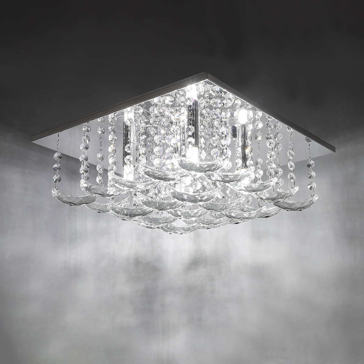 ORELLA 5LT FLUSH POL CHR & CRYSTAL