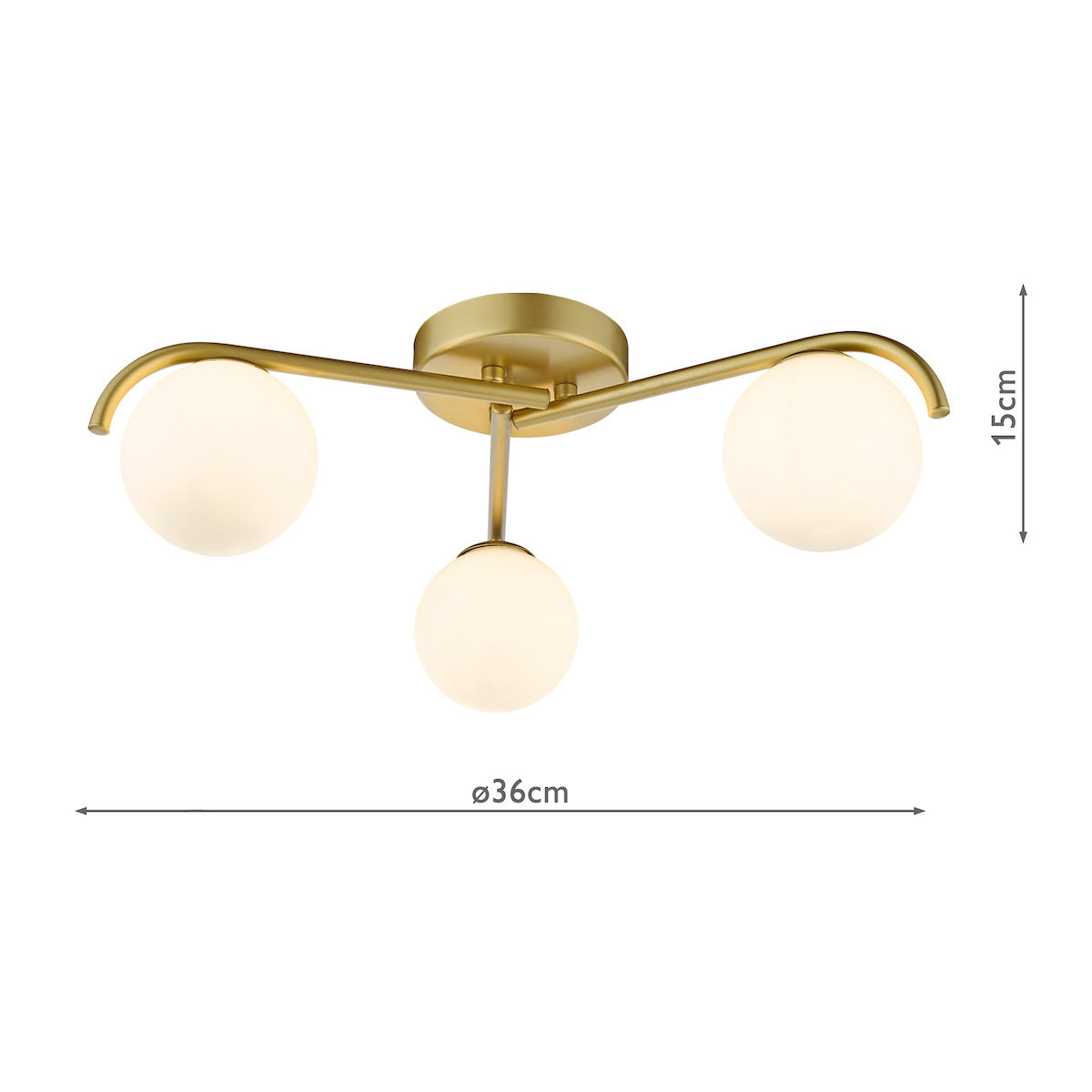 ORLENA 3LT FLUSH GOLD CW OPAL GLS