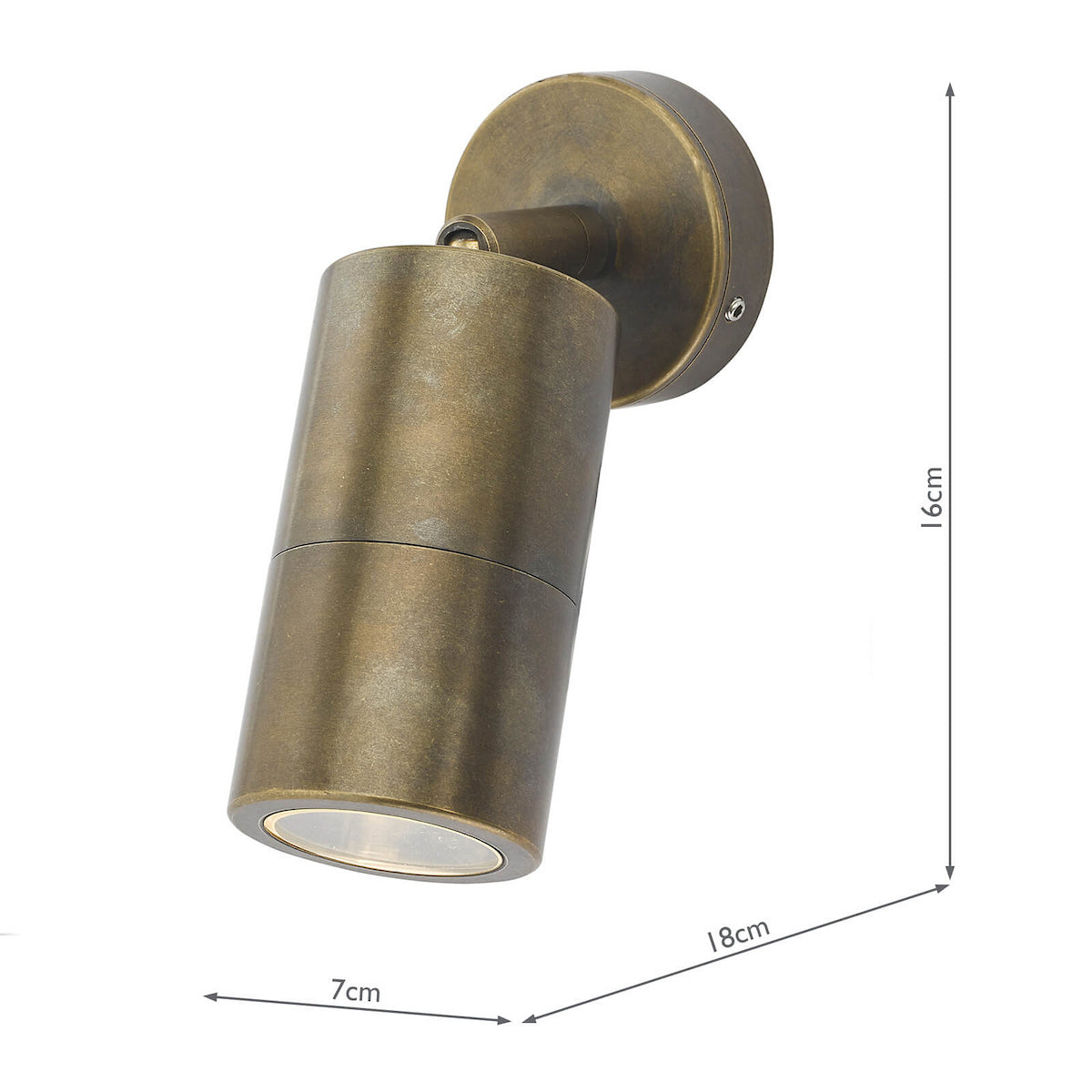 ORTEGA 1LT W/LT ANT BRA ADJUSTABLE IP65