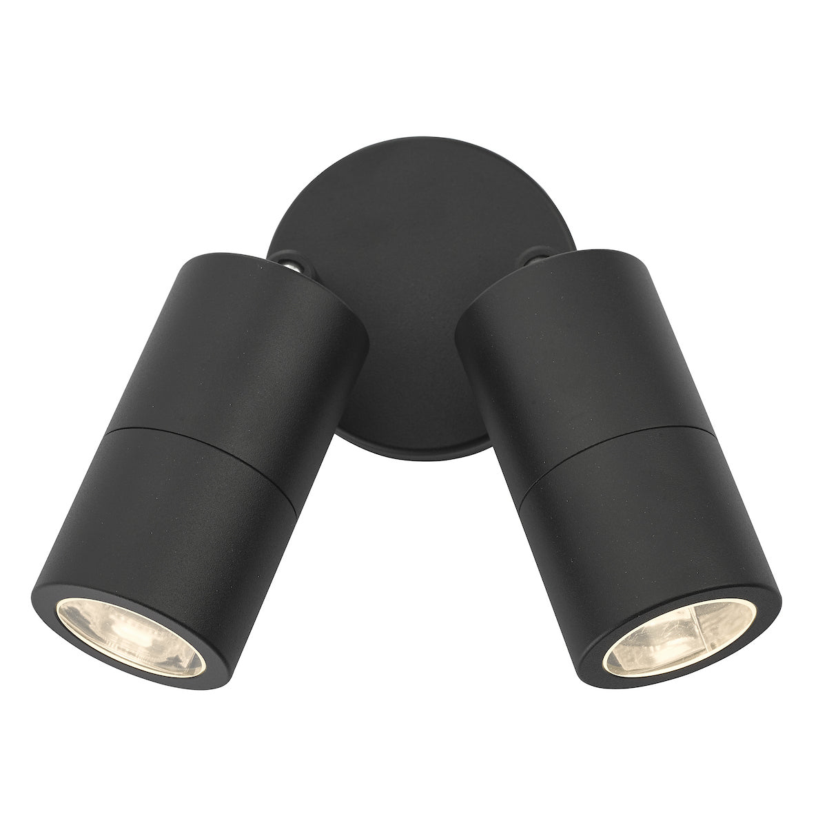 ORTEGA 2LT W/LT BLACK ADJUSTABLE IP65