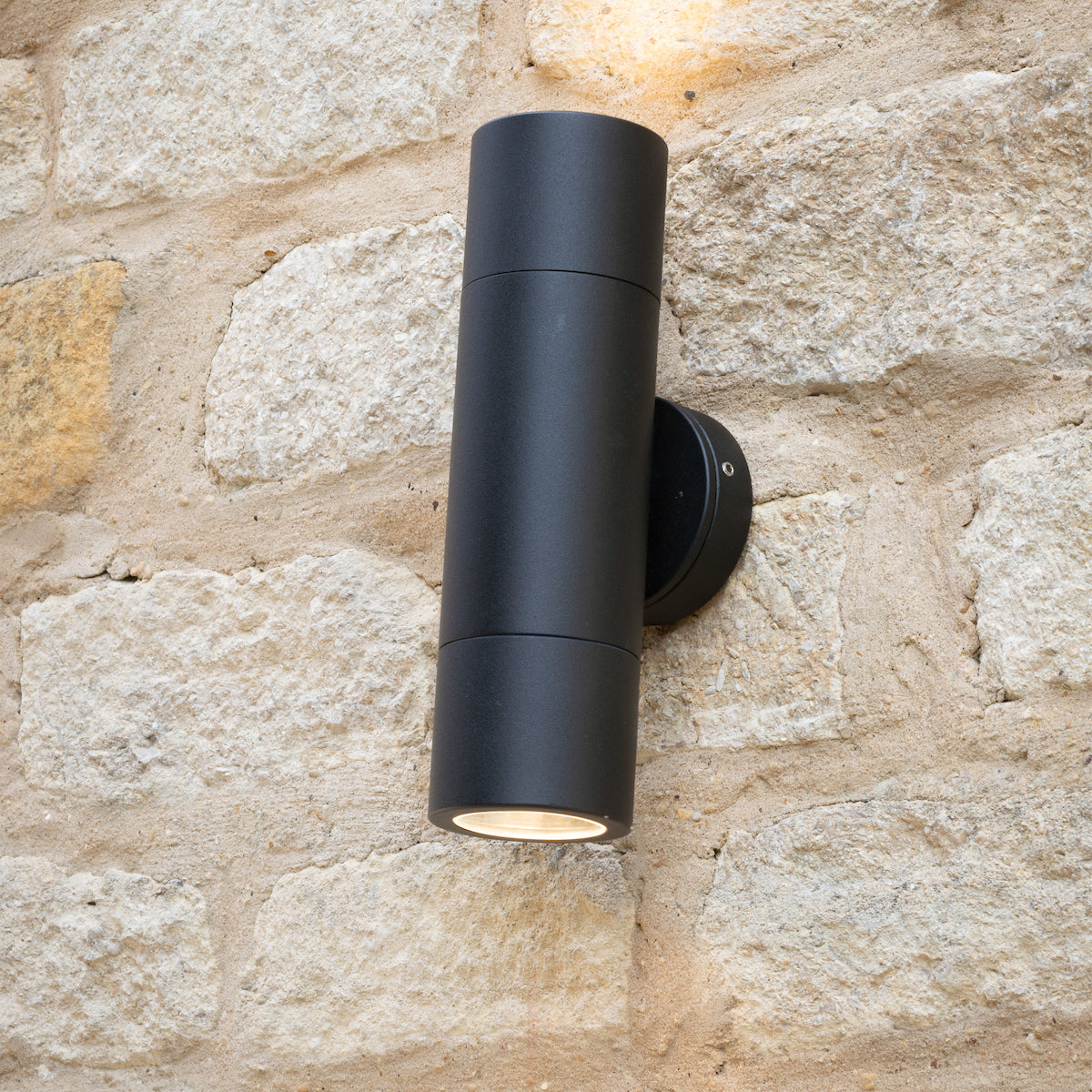 ORTEGA 2LT W/LT BLACK UP DOWN IP65