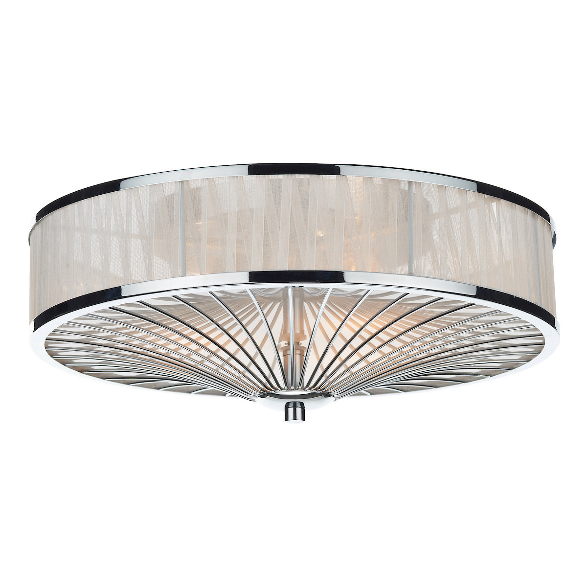 OSLO 3LT FLUSH POL CHR WHITE