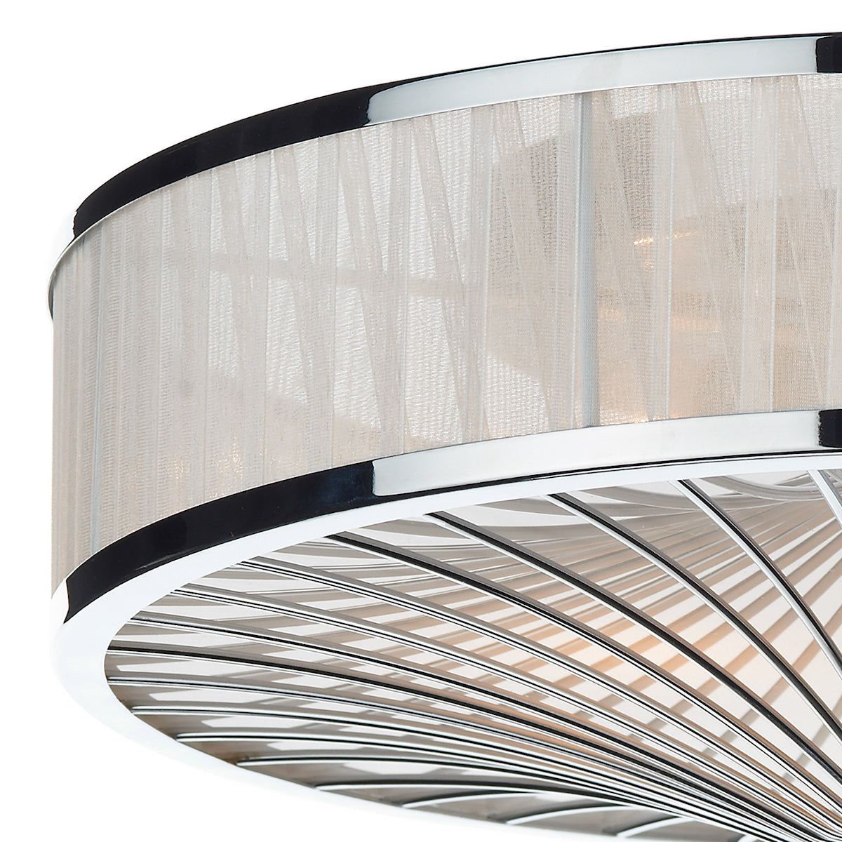 OSLO 3LT FLUSH POL CHR WHITE