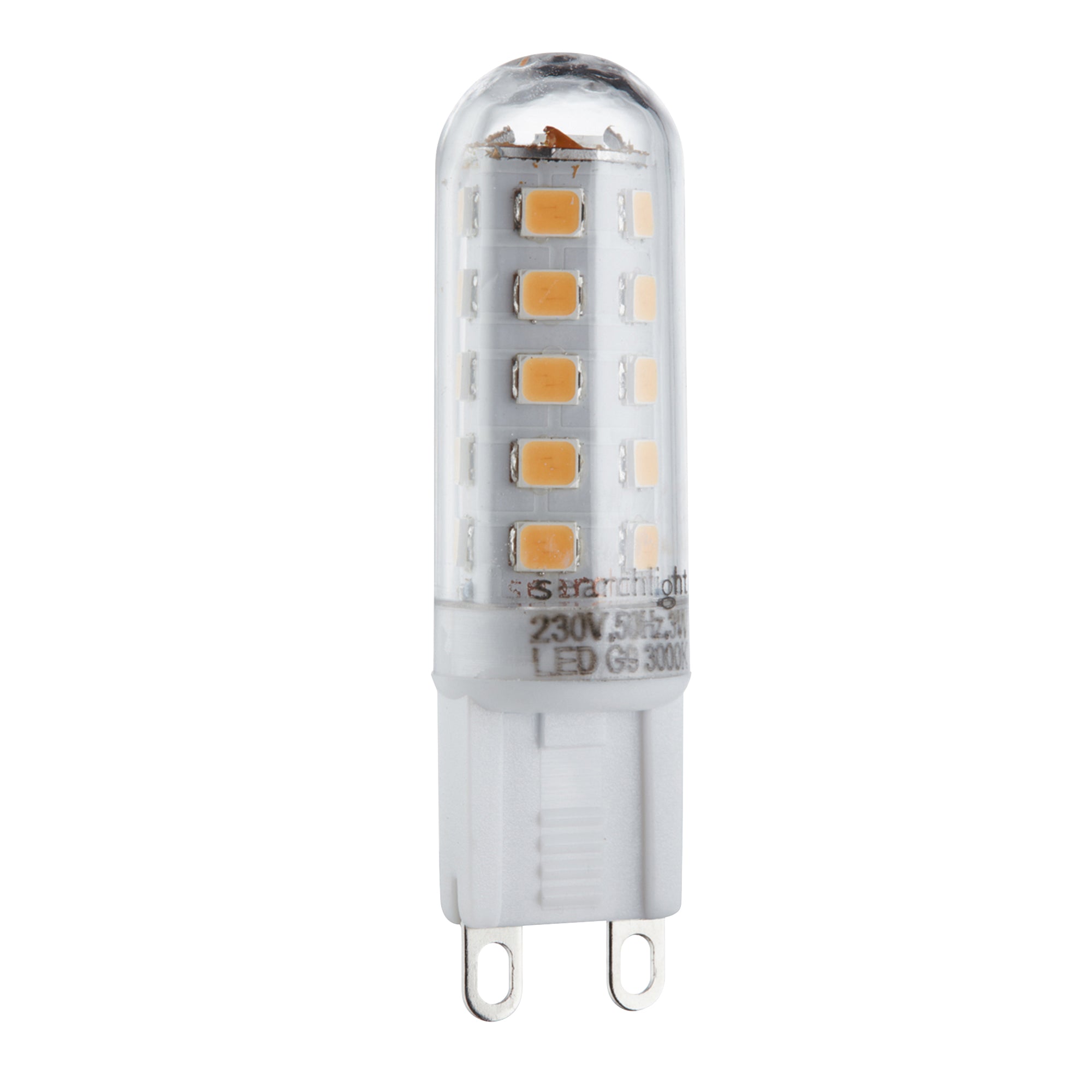 Pack 10 Dimmable Clear G9 LED Lamps