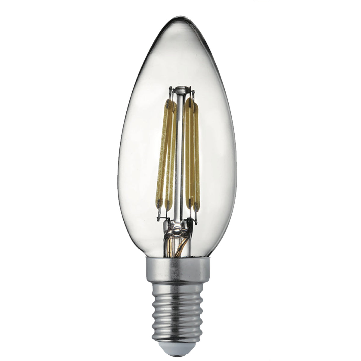 Pack 10 Dimmable E14 LED Filament Candle Lamp (4.5 watts)
