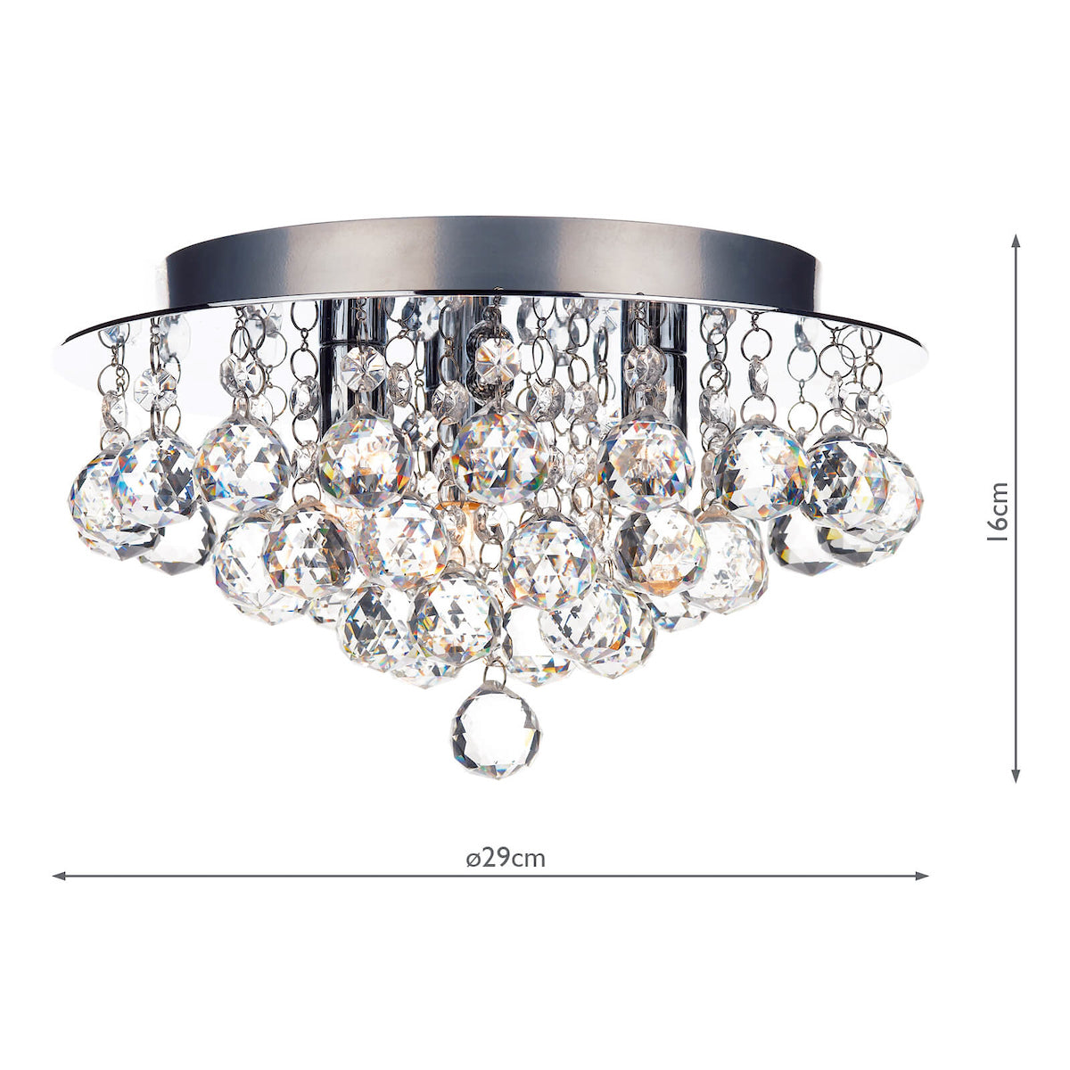 PLUTO 3LT FLUSH POLISHED CHROME CRY