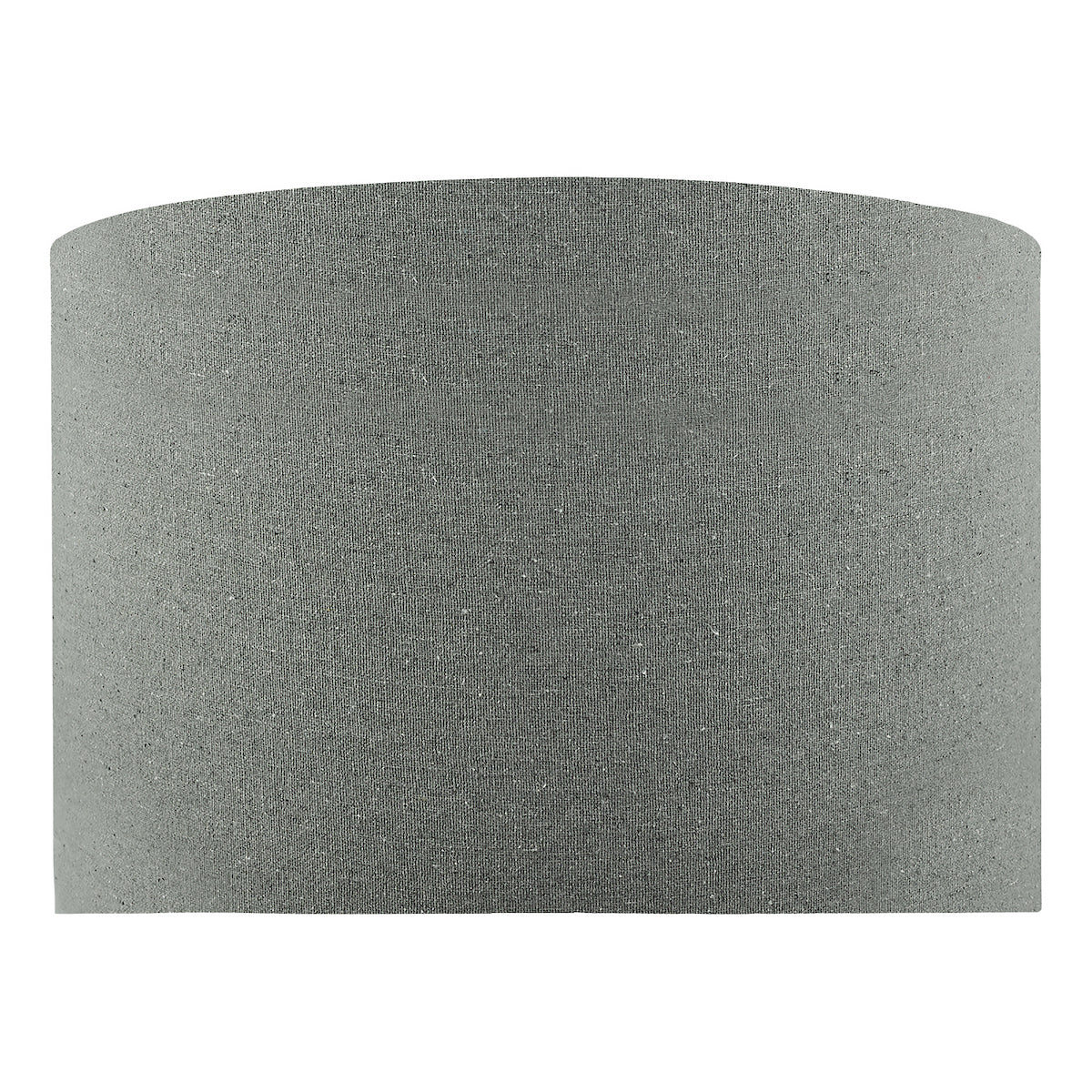 PYRAMID GREY LINEN DRUM SHADE 35CM