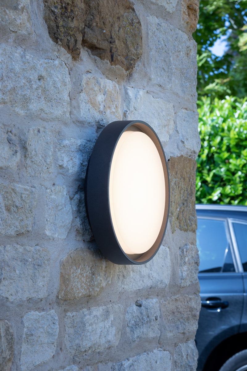 RALPH ROUND FLUSH LRG ANTHRACITE IP65 LED