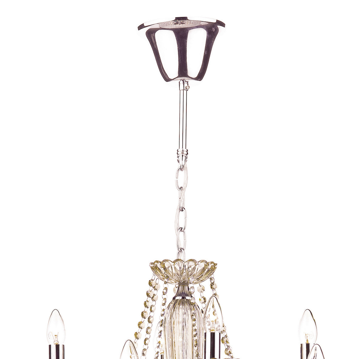 RAPHAEL 12LT CHANDELIER CHAMPAGNE CRYSTAL