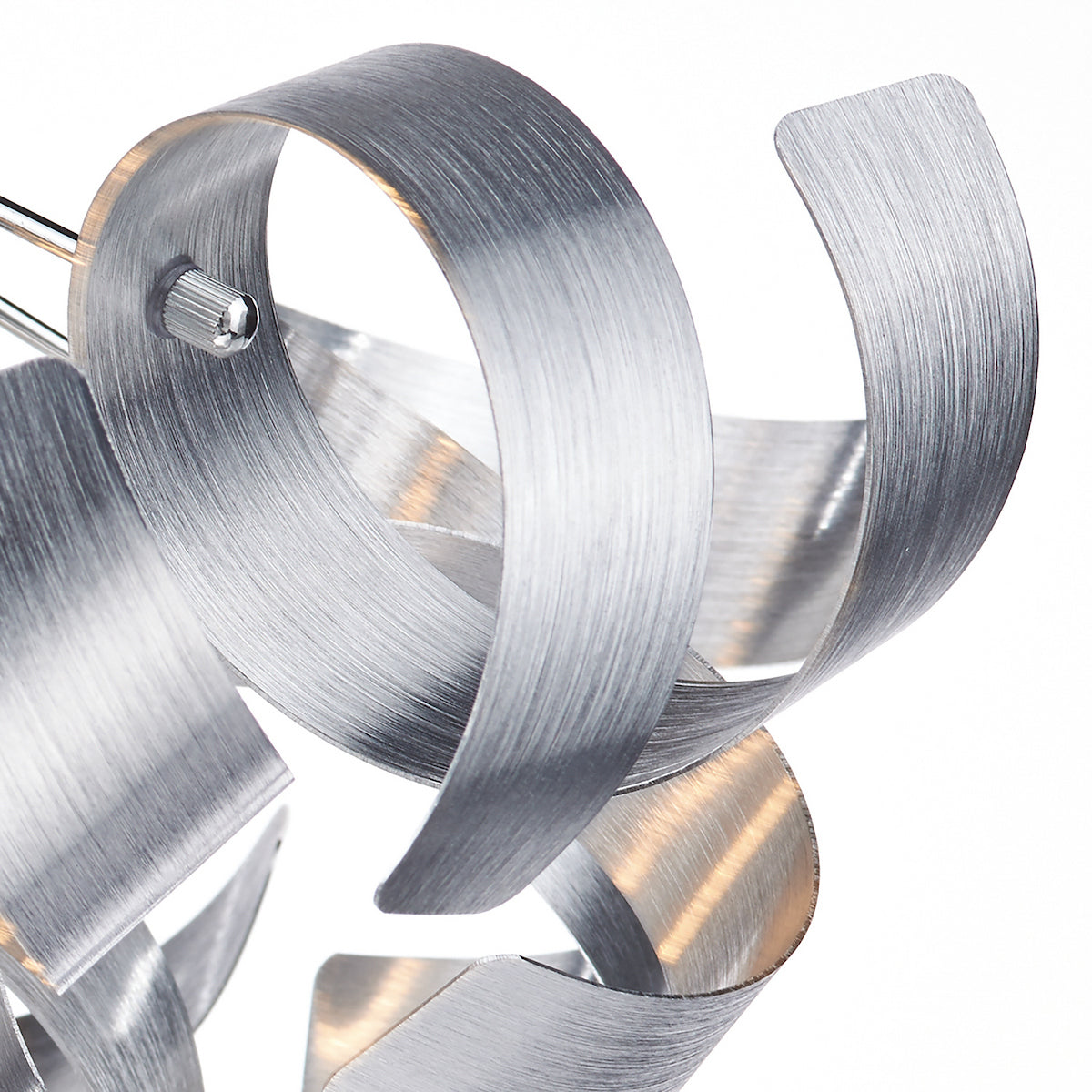 RAWLEY 4LT RIBBON FLUSH BRUSHED ALUMINIUM