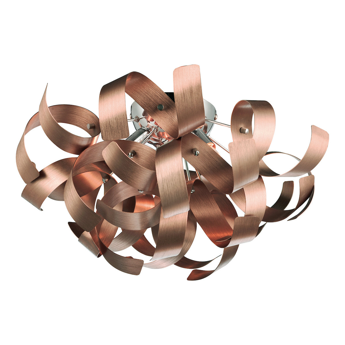 RAWLEY 4LT RIBBON FLUSH BRUSHED COPPER