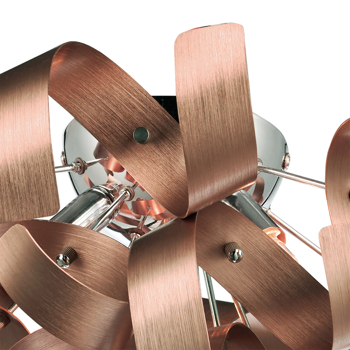 RAWLEY 4LT RIBBON FLUSH BRUSHED COPPER