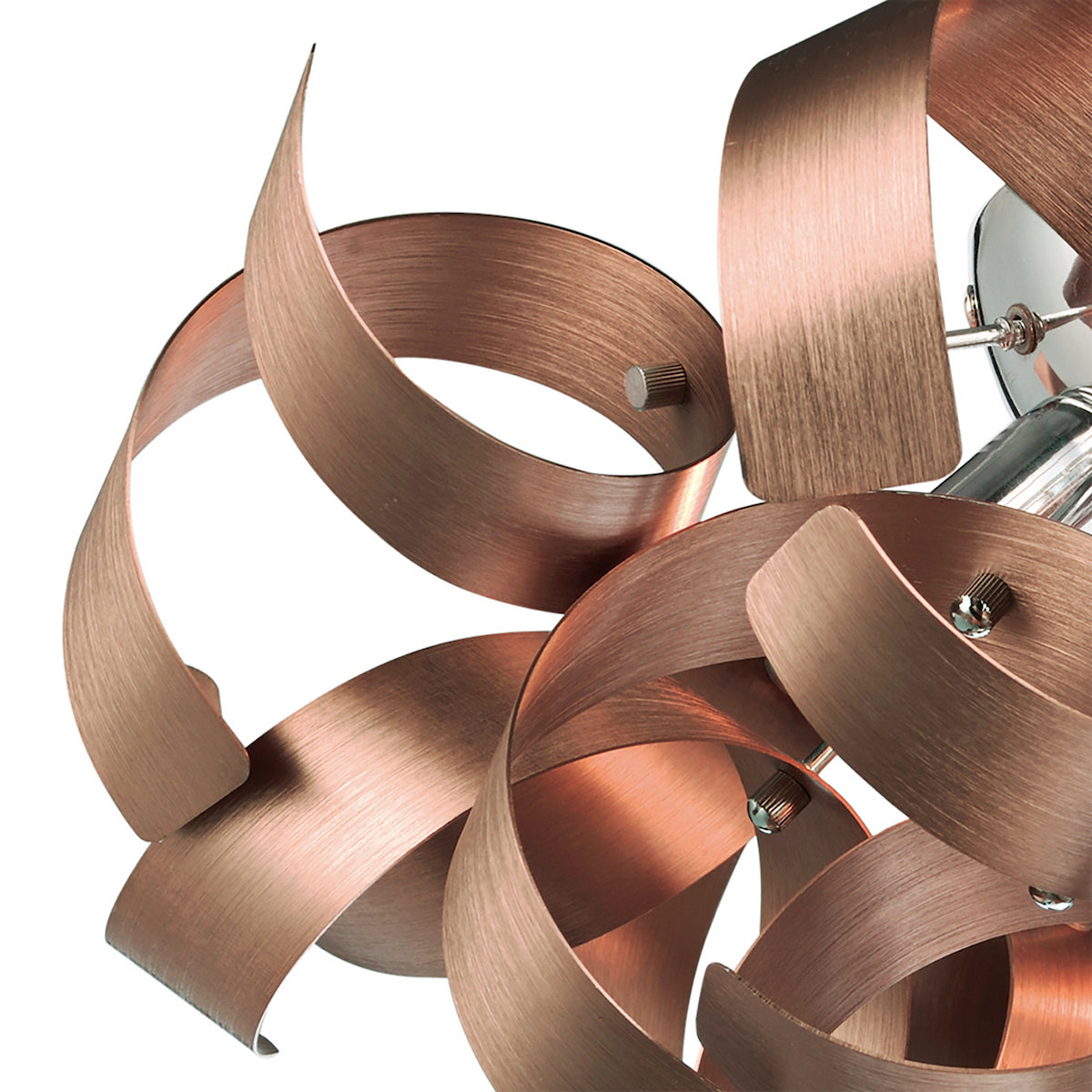 RAWLEY 4LT RIBBON FLUSH BRUSHED COPPER