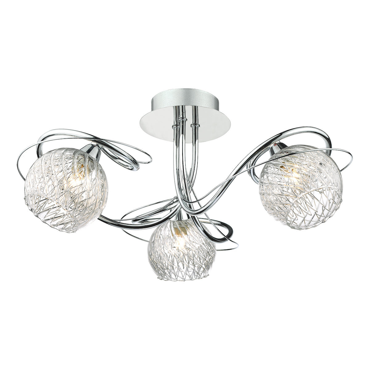 REHAN 3LT SEMI FLUSH POL CHR