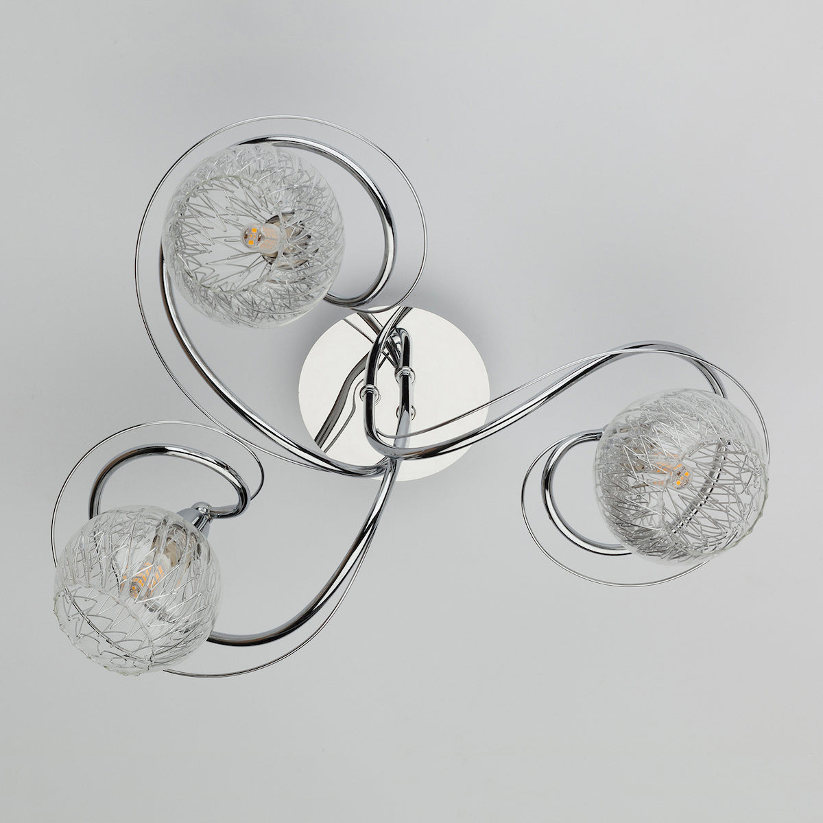 REHAN 3LT SEMI FLUSH POL CHR