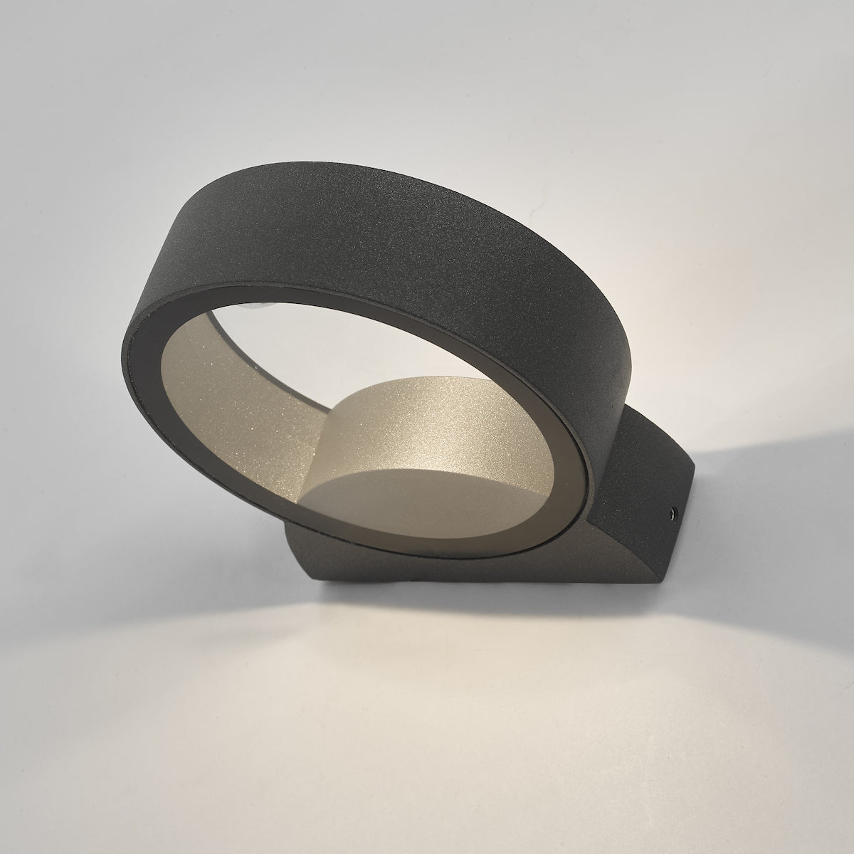 REON 1LT W/LT CIRCLE FIXED ANTHRACITE IP65 LED