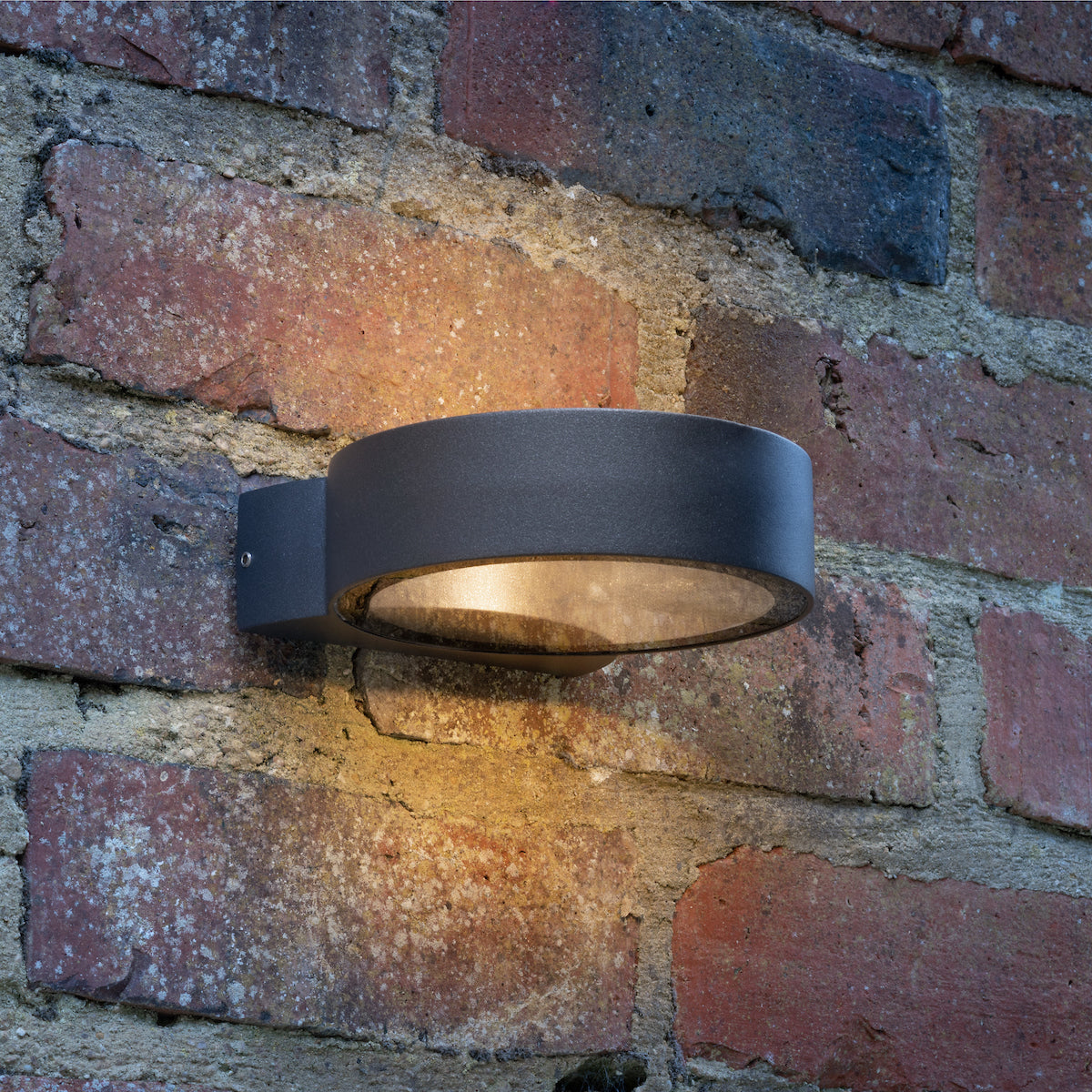 REON 1LT W/LT CIRCLE FIXED ANTHRACITE IP65 LED