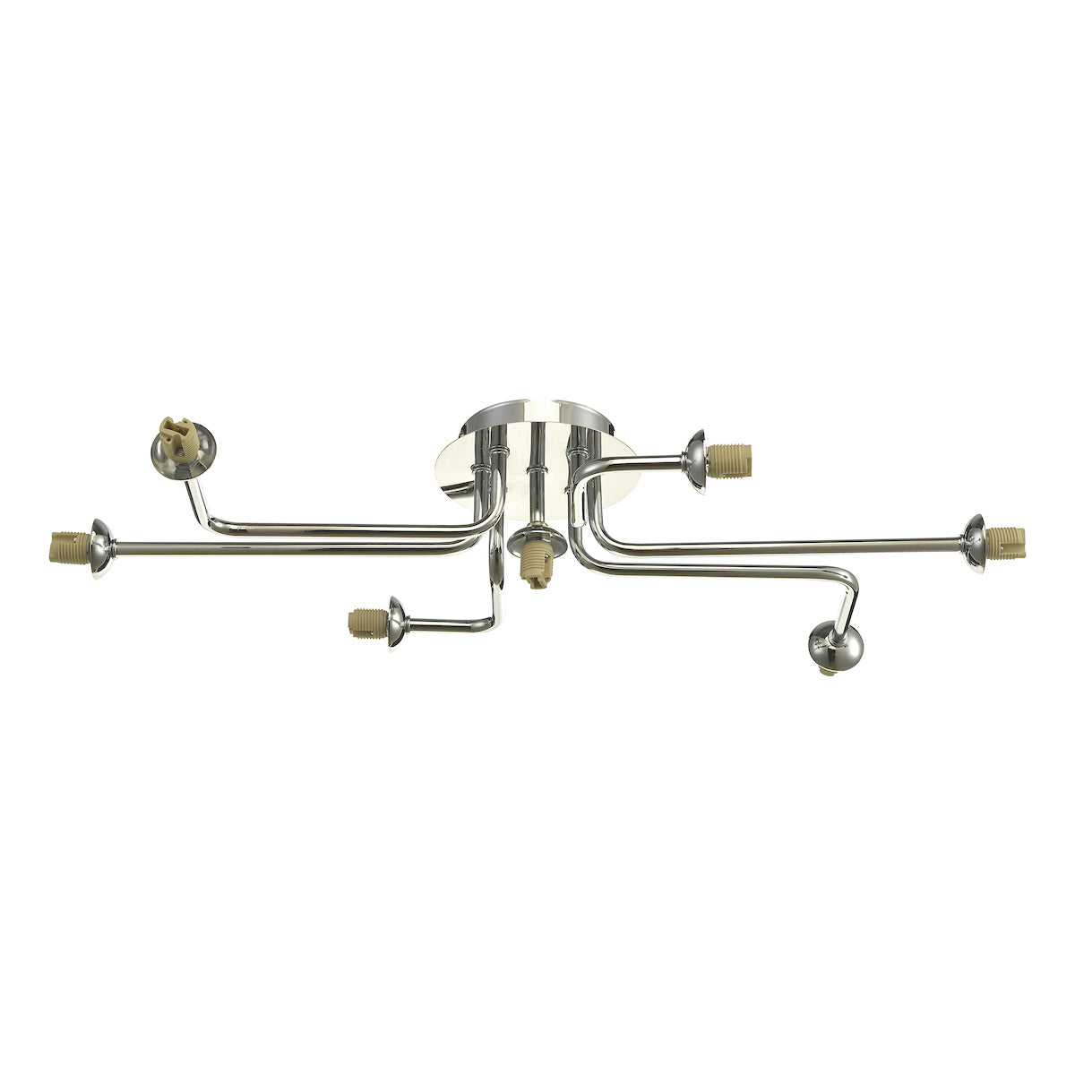 REYNA 7LT SEMI FLUSH POLISHED CHROME FRAME ONLY