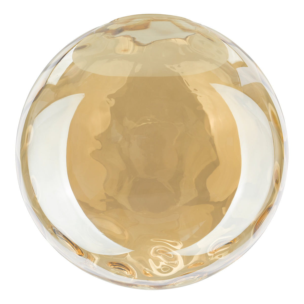 RIPPLE CHAMPAGNE DIMPLE GLASS 25CM