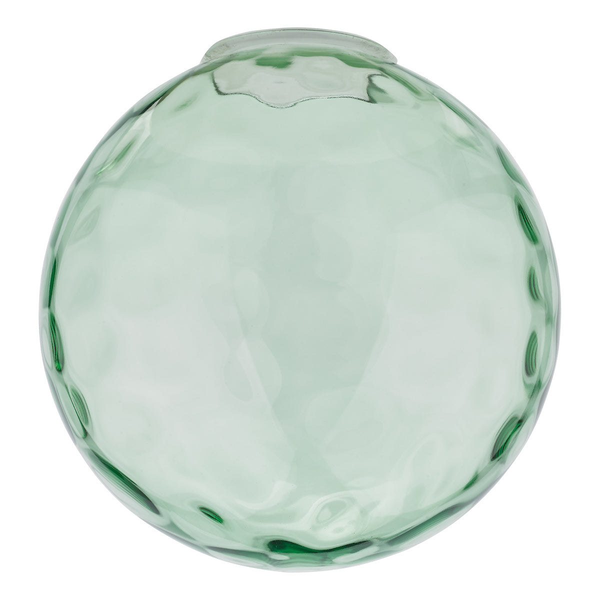 RIPPLE 1LT PENDANT BLACK WITH GREEN RIPPLE GLASS