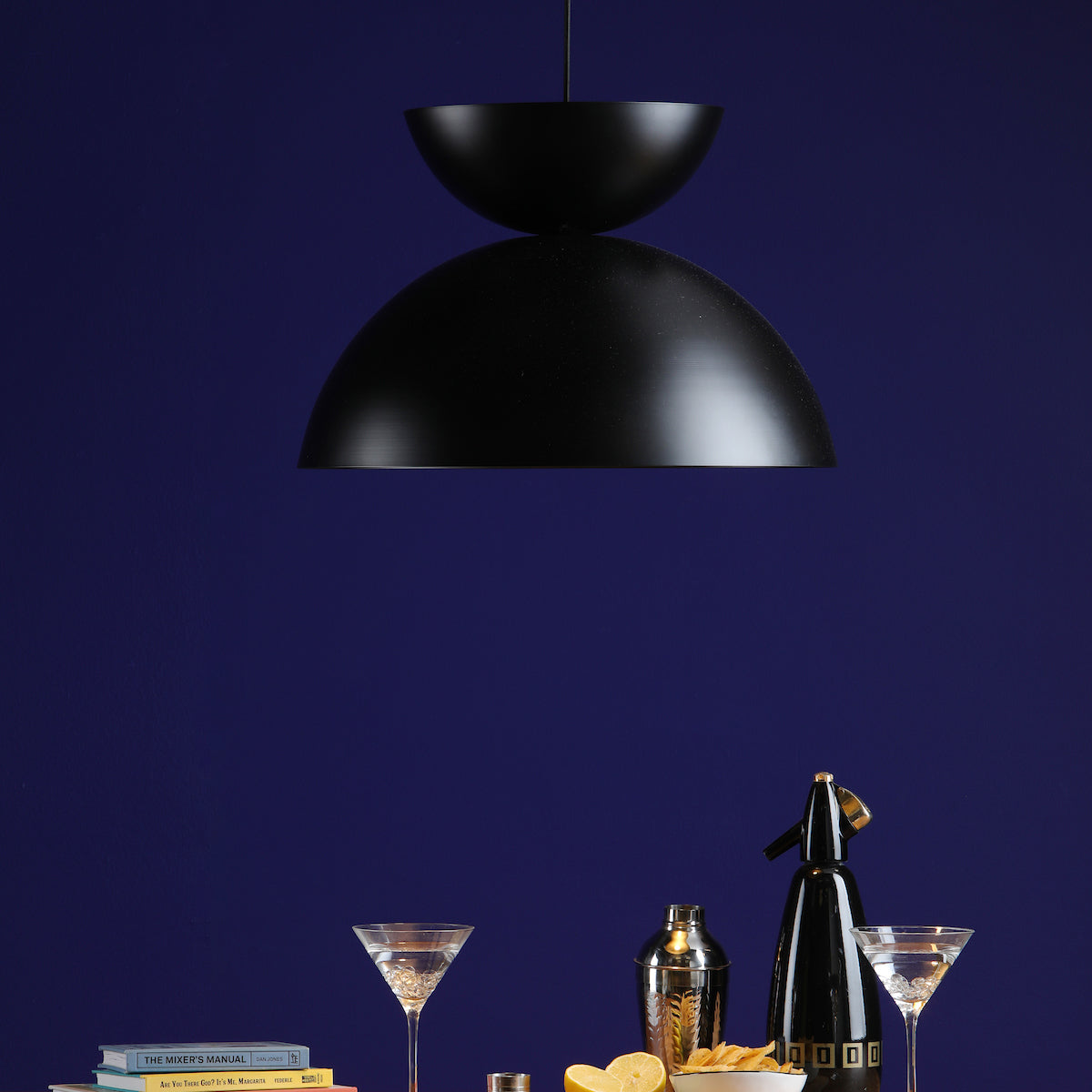 RIYA 1LT PENDANT BLACK