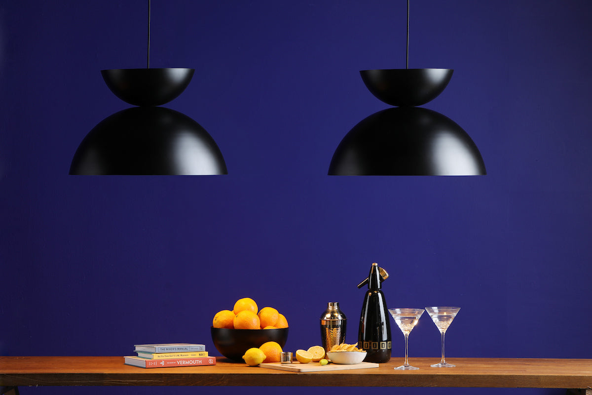 RIYA 1LT PENDANT BLACK