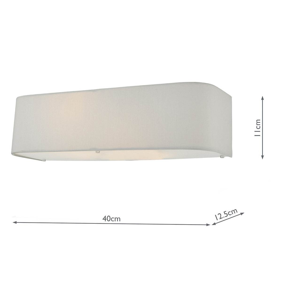 RONDA 2LT WALL LIGHT IVORY