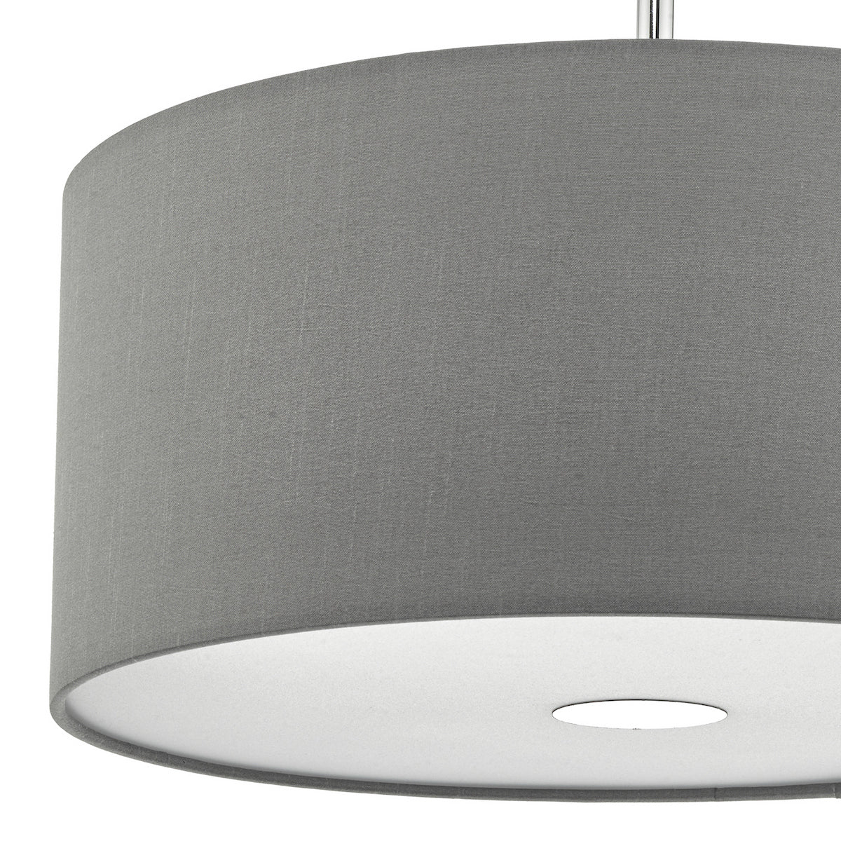 RONDA EASY FIT 40CM FAUX SILK GREY DRUM SH