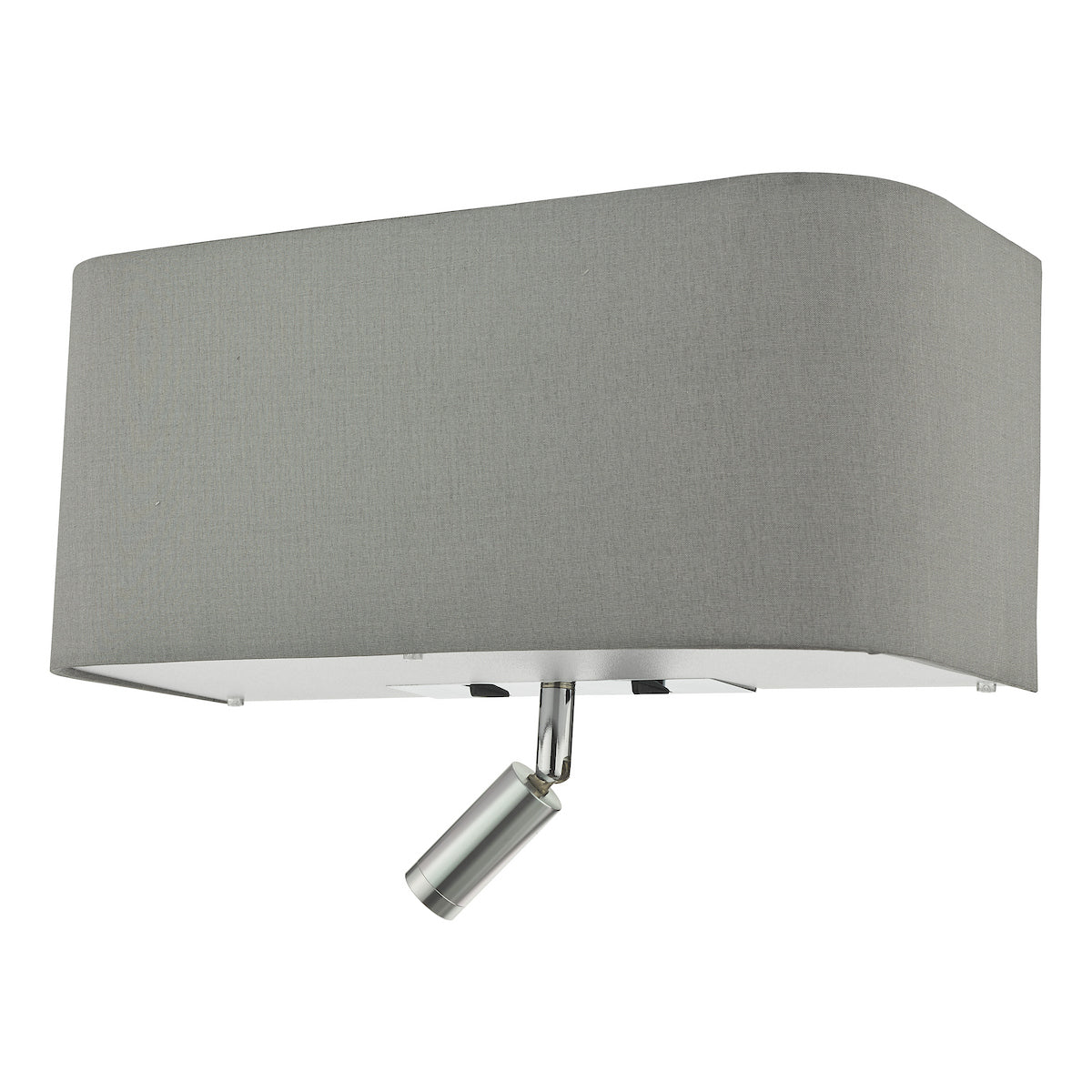 RONDA 3LT WALL LIGHT GREY WITH LED READING LIGHT