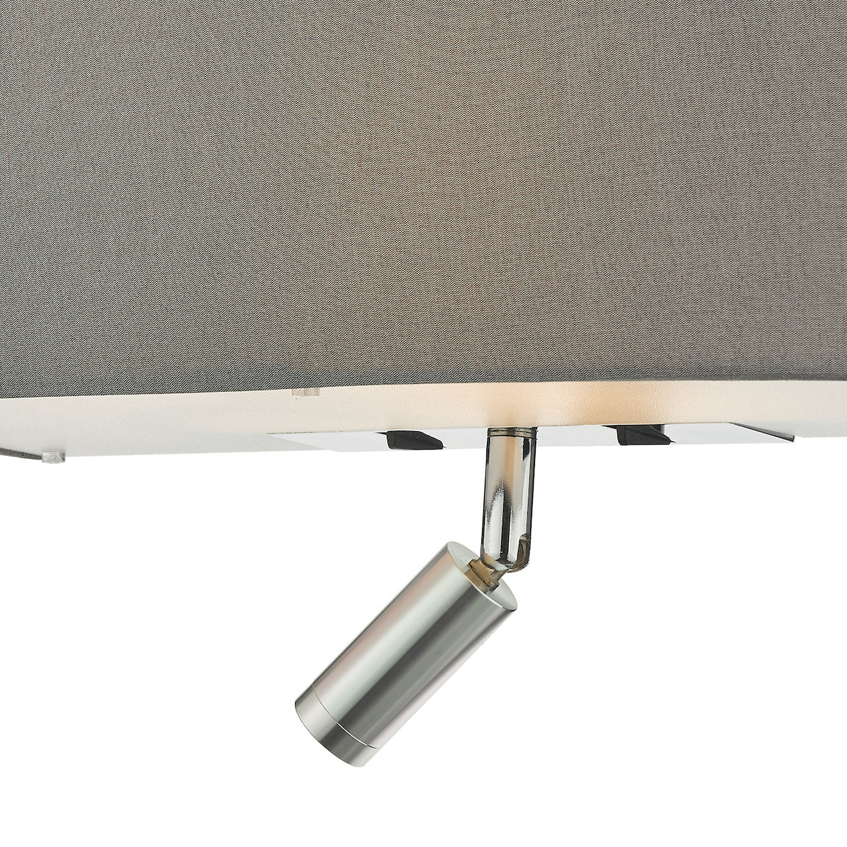 RONDA 3LT WALL LIGHT GREY WITH LED READING LIGHT