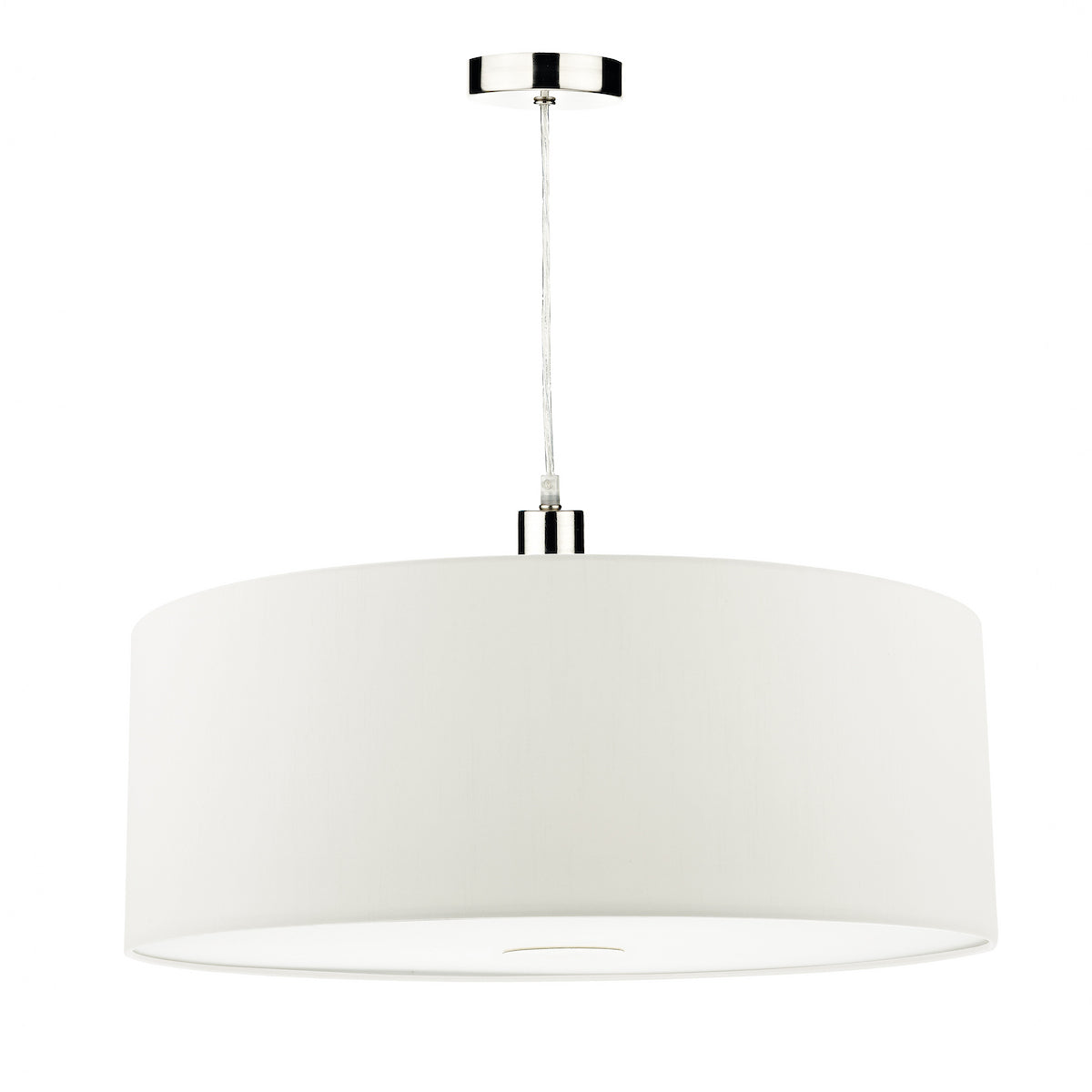RONDA EASY FIT 60CM FAUX SILK WHITE DRUM SH
