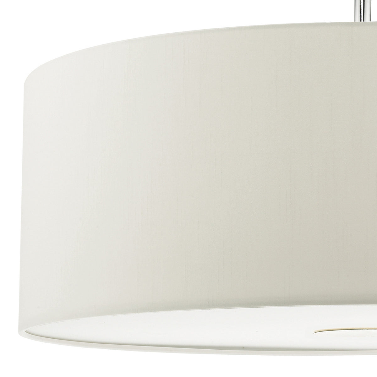 RONDA EASY FIT 60CM FAUX SILK WHITE DRUM SH