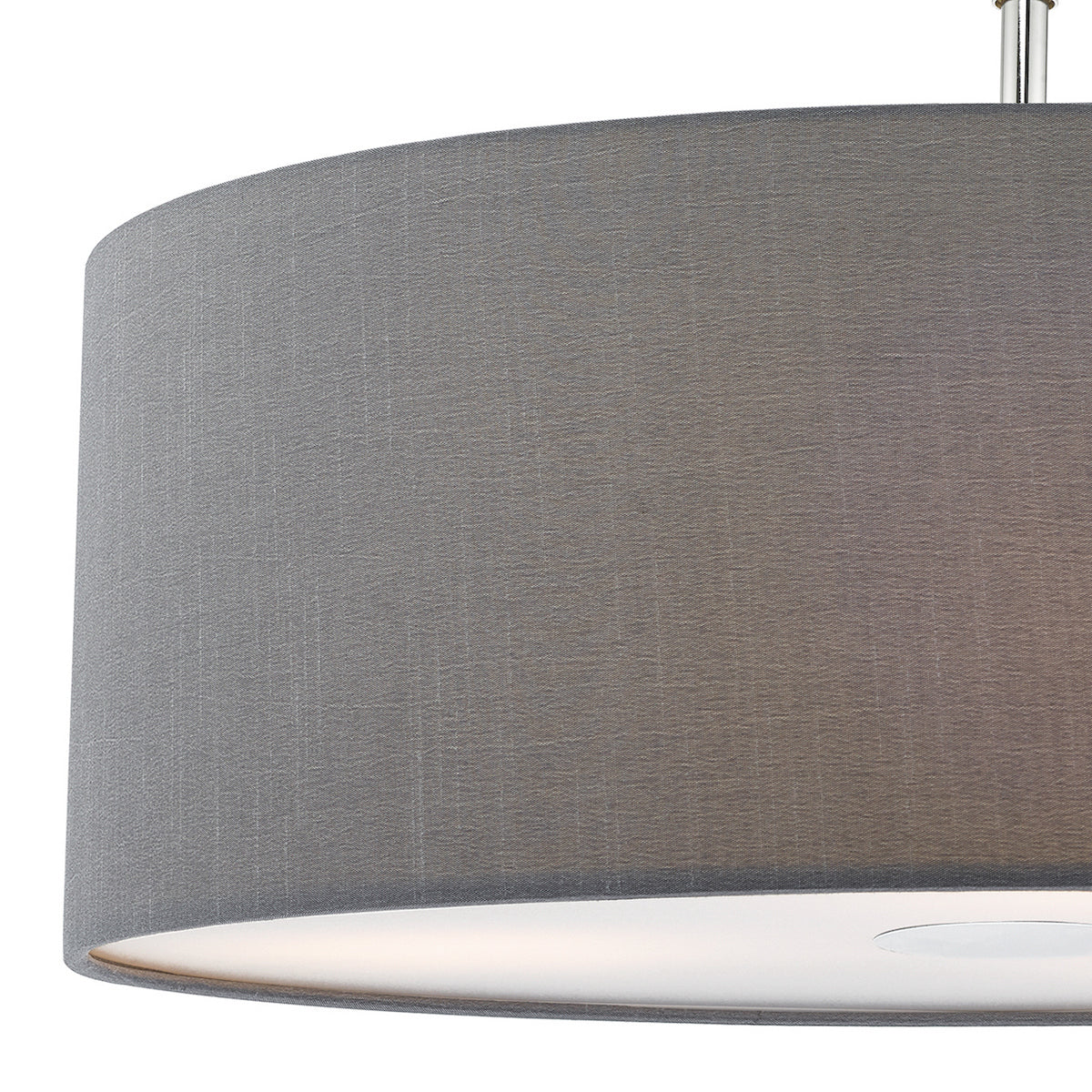 RONDA EASY FIT 60CM FAUX SILK GREY DRUM SH