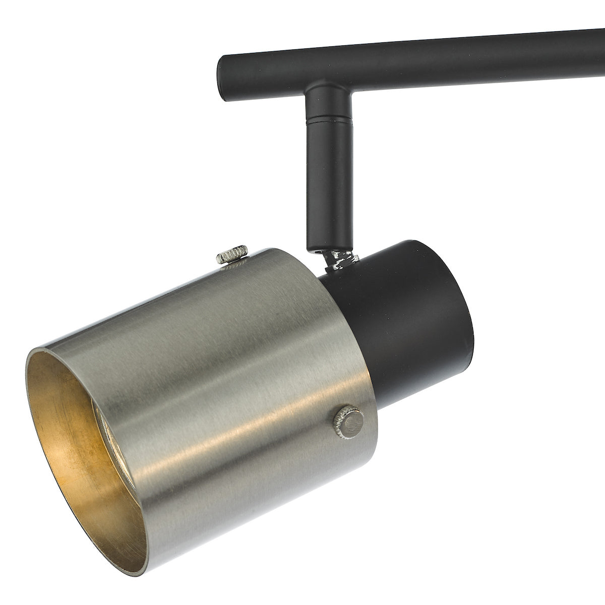 RYAN 4LT BAR SPOTLIGHT BRUSHED NICKEL MATT BLACK