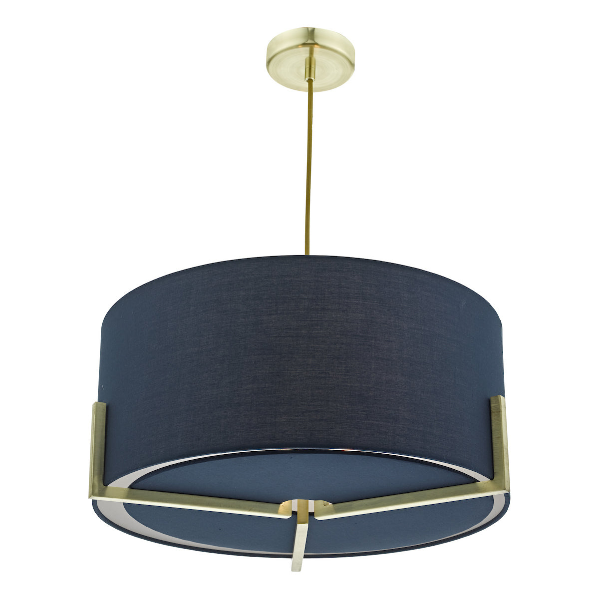 SANTINO 3LT PENDANT NAVY BLUE/ GOLD
